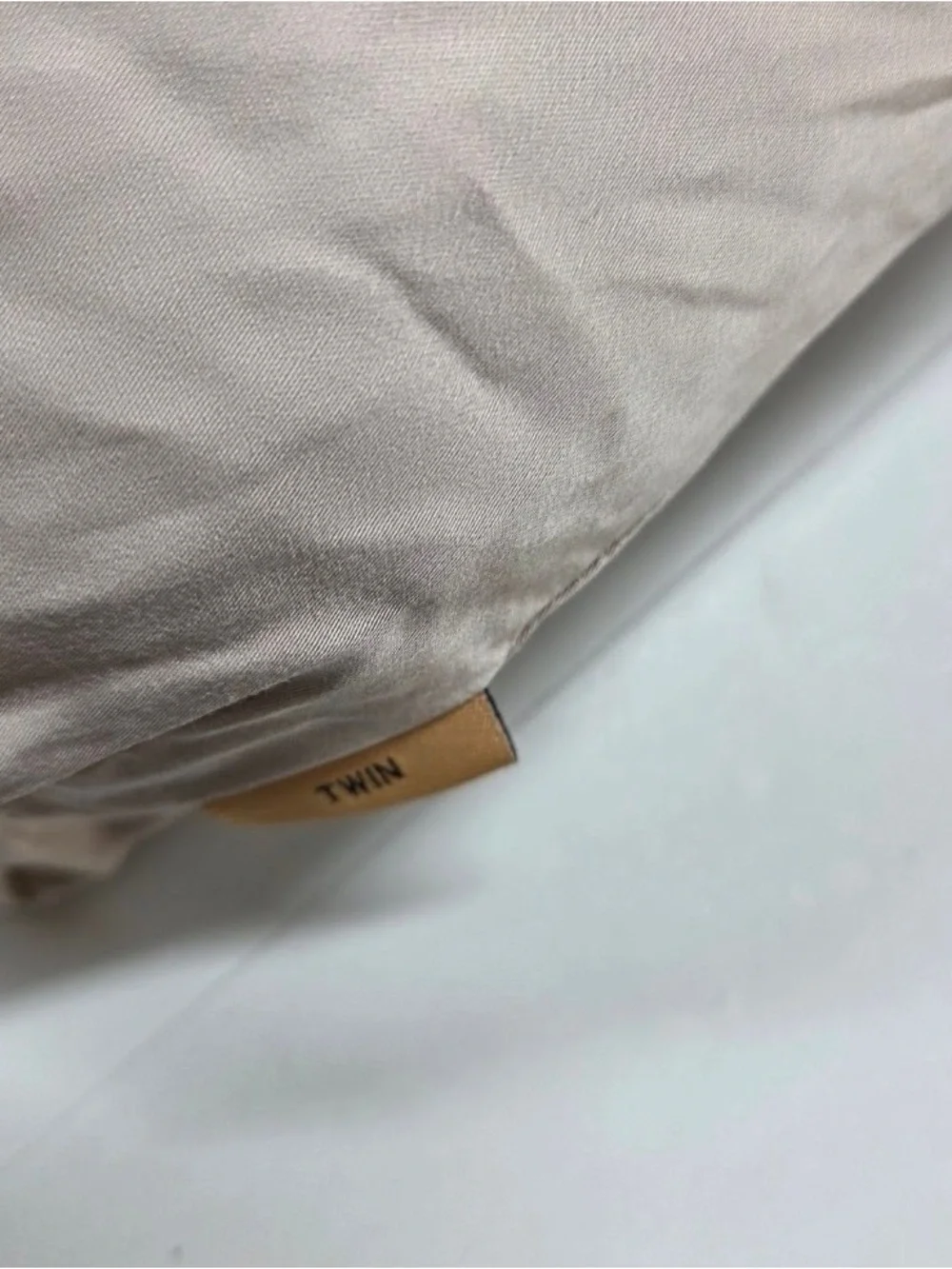 QUINCE Bamboo Duvet Cover Set Twin Sand 4970